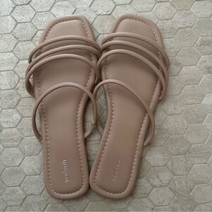 Blush Strappy Sandals